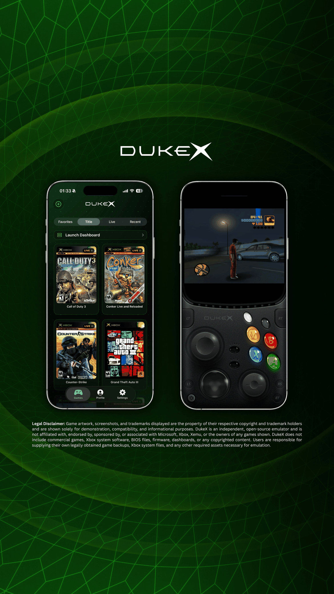 Screenshot 1 of DukeX