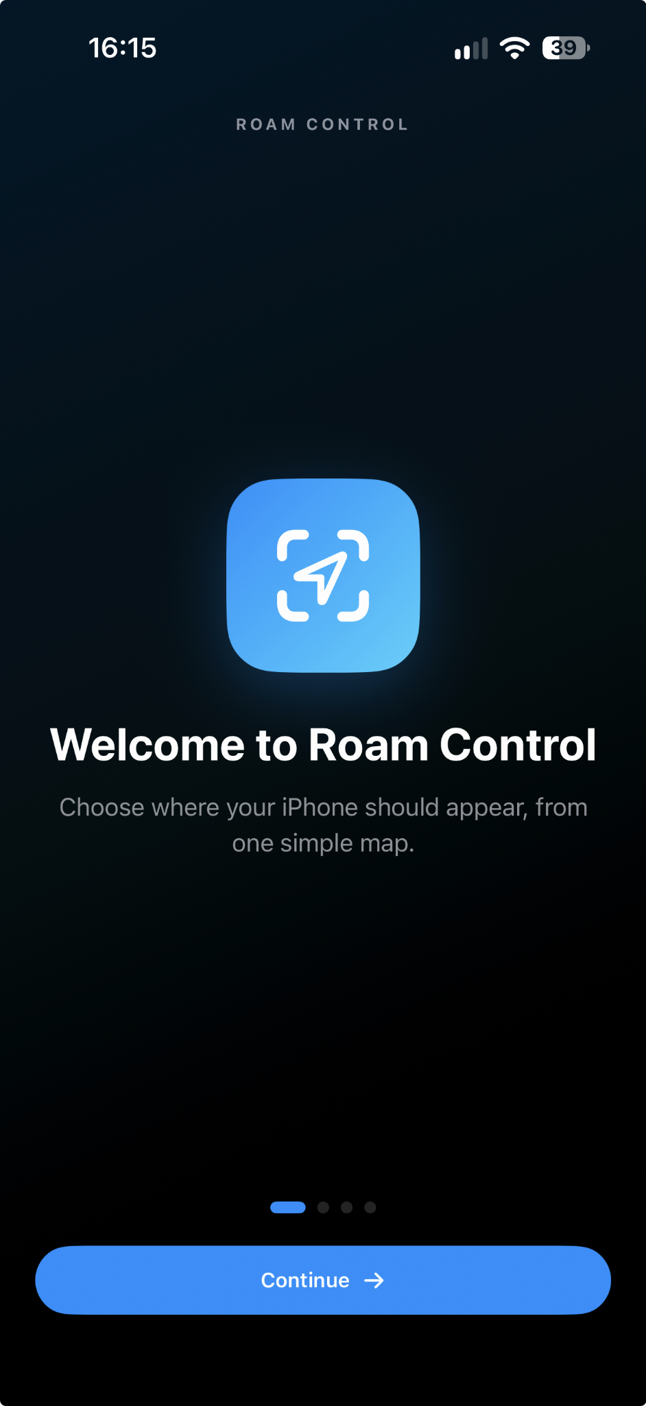 Screenshot 1 of Roam Control