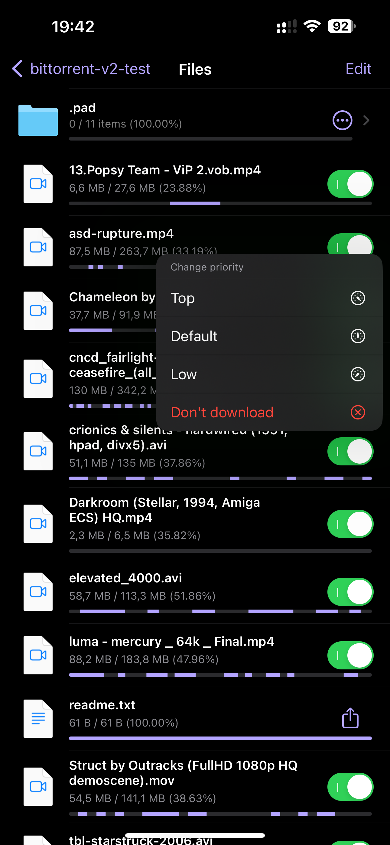 Screenshot 3 of iTorrent