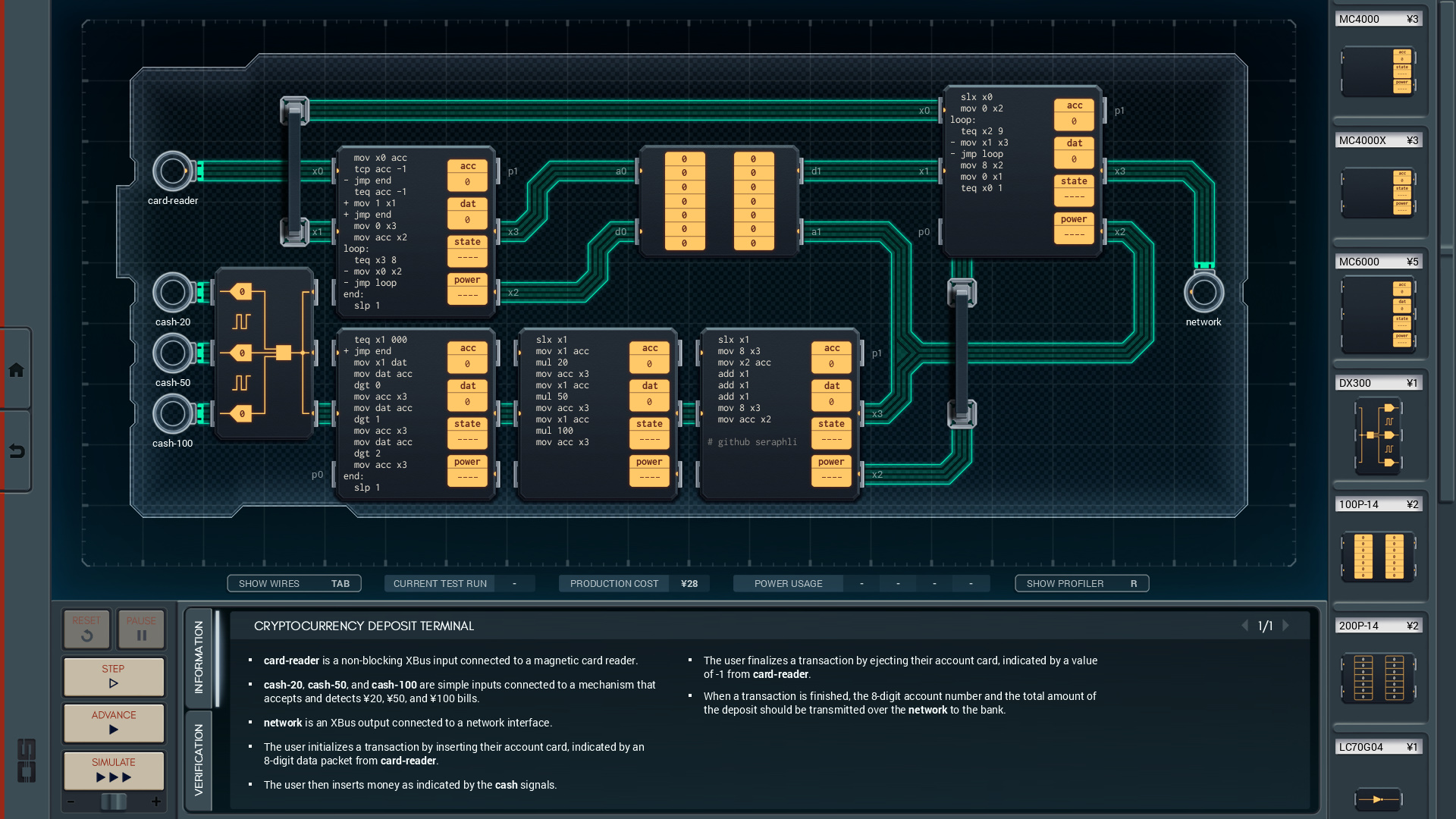 CRYPTOCURRENCY DEPOSIT TERMINAL