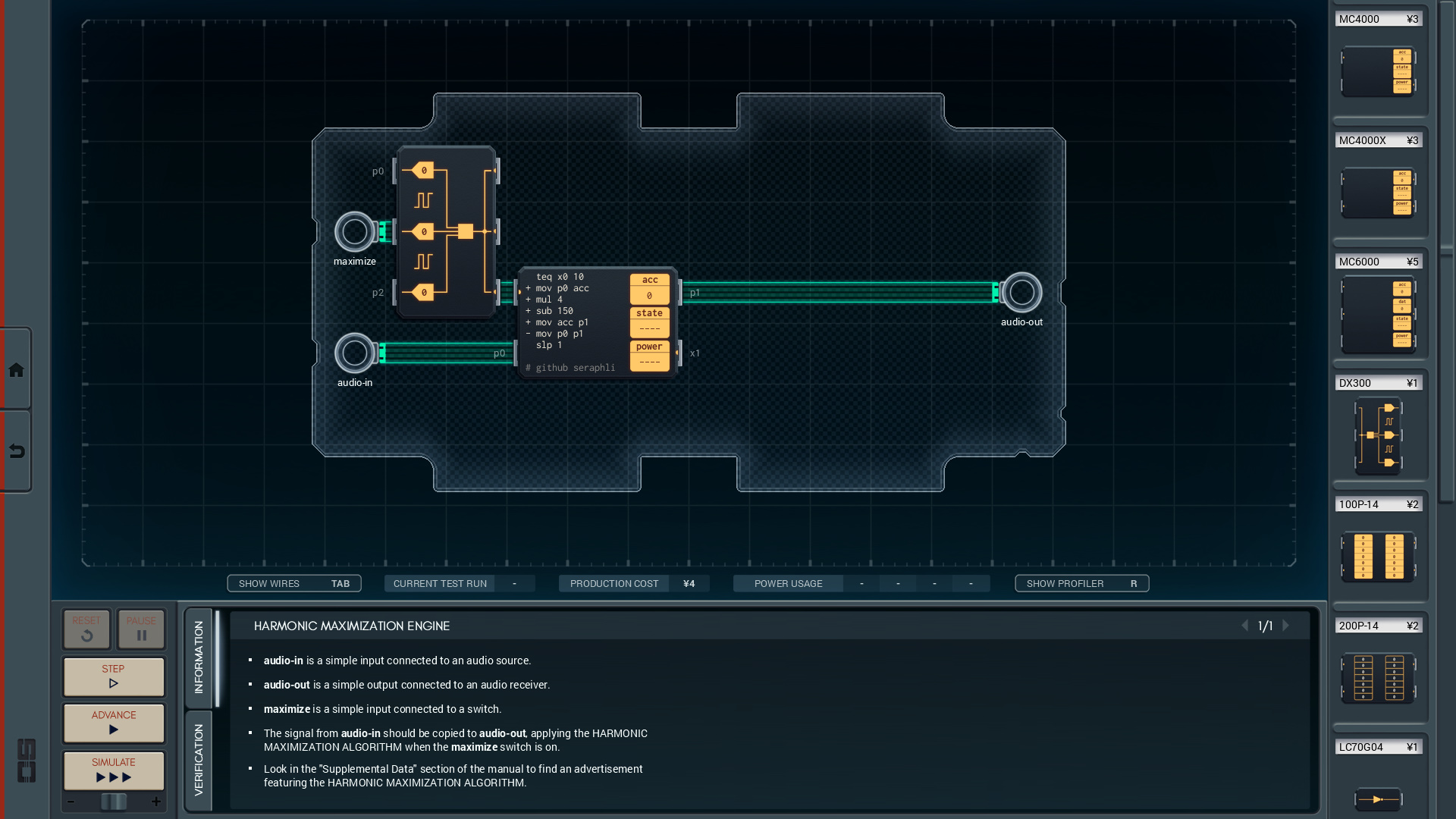 HARMONIC MAXIMIZATION ENGINE