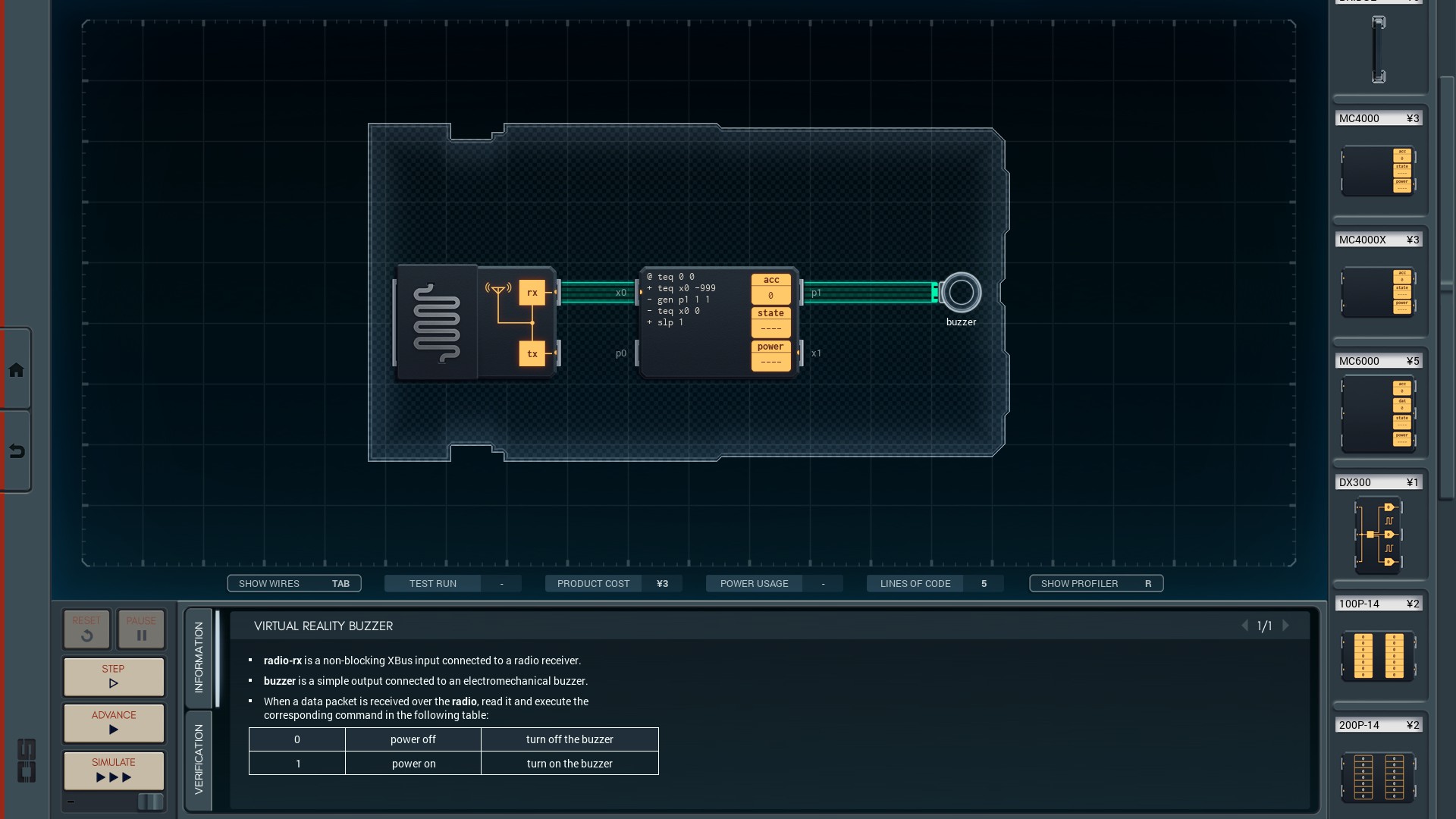 VIRTUAL REALITY BUZZER