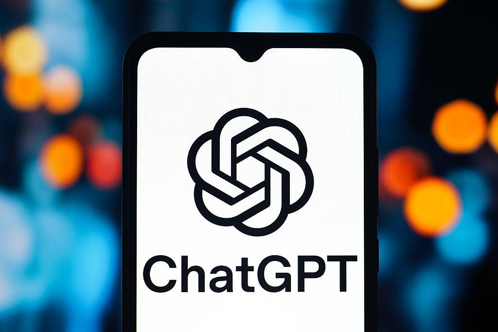 ChatGPT on a phone screen