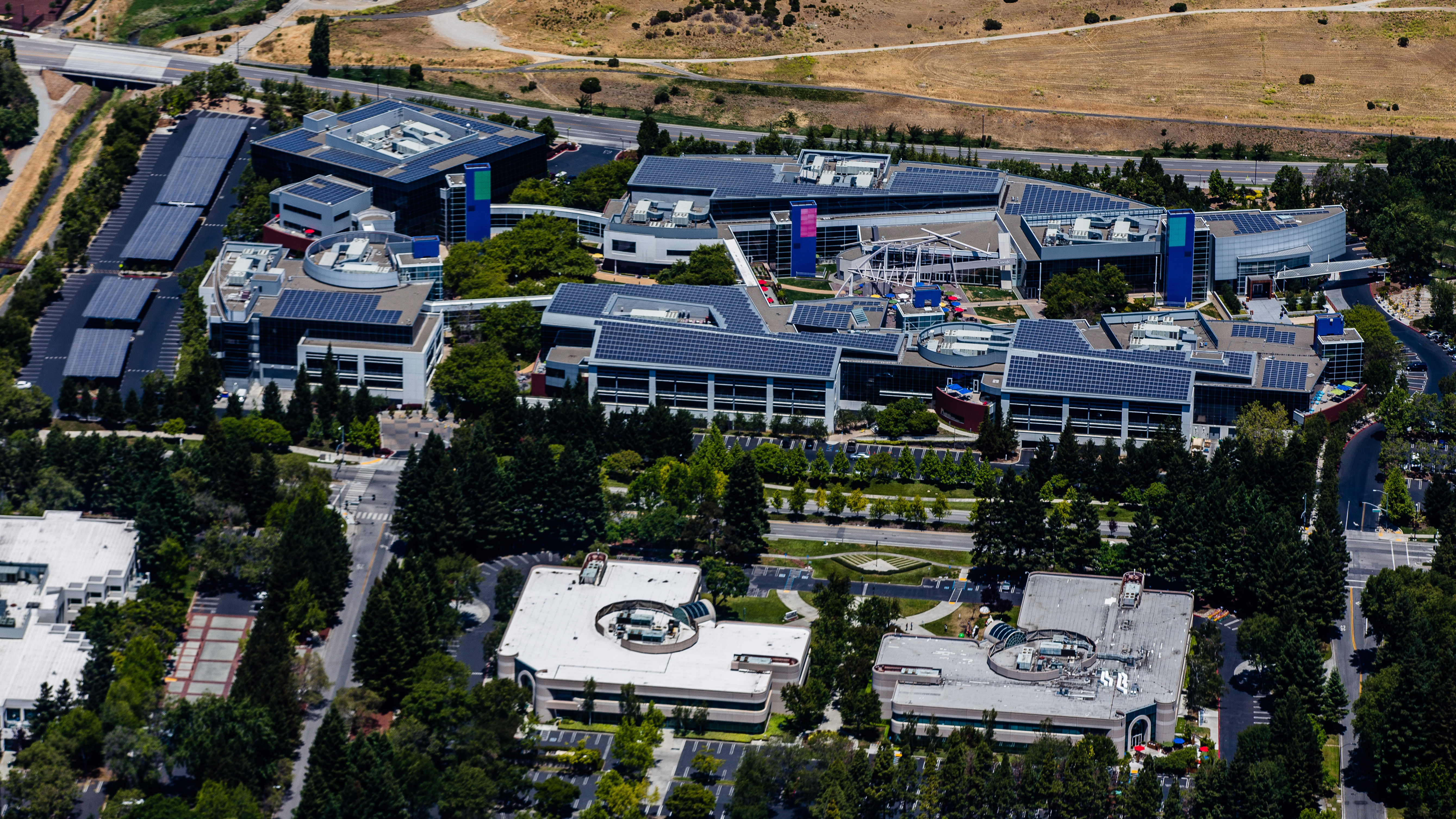 Google's campus in Mountain View, California