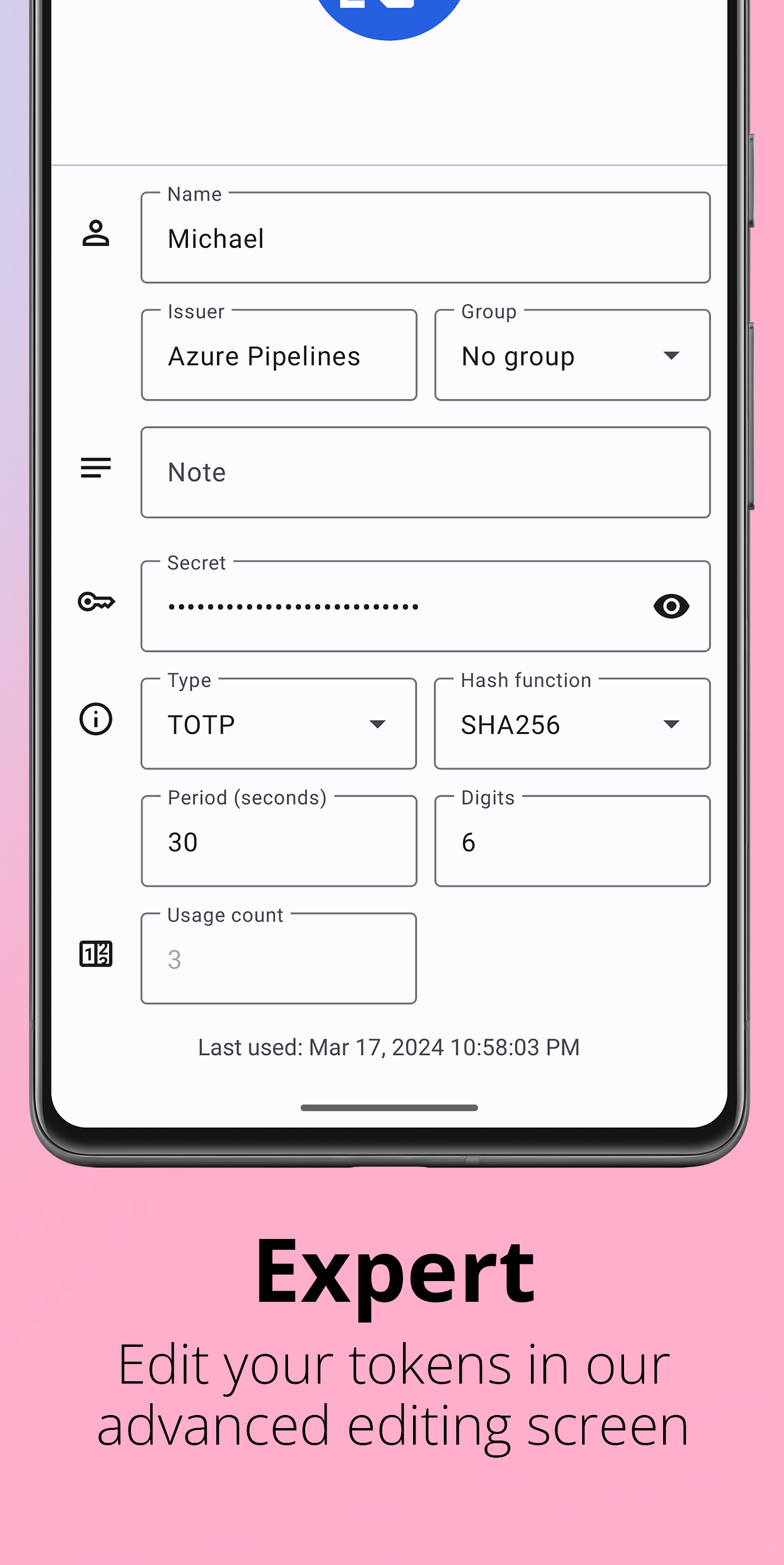 Screenshot 5 of Aegis Authenticator