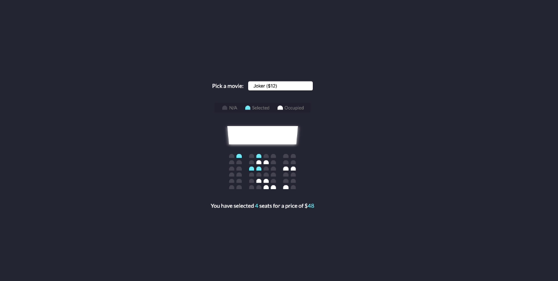 Movie Seat Selector