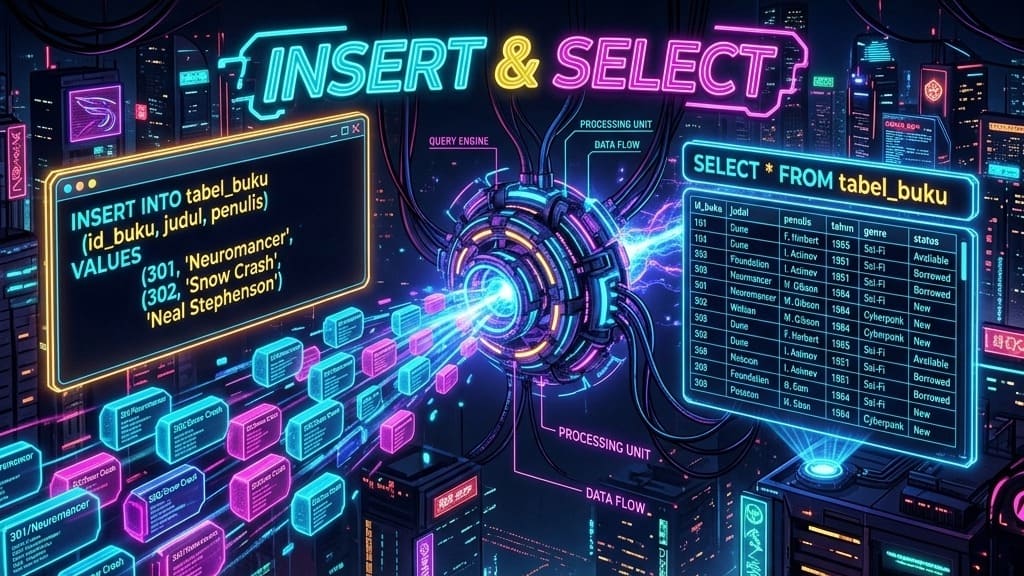 Belajar Database MySQL #4: Operasi Insert dan Select (Simpan & Tampil)