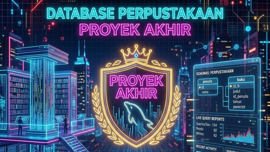 Belajar Database MySQL #10: Proyek Akhir (Database Perpustakaan)