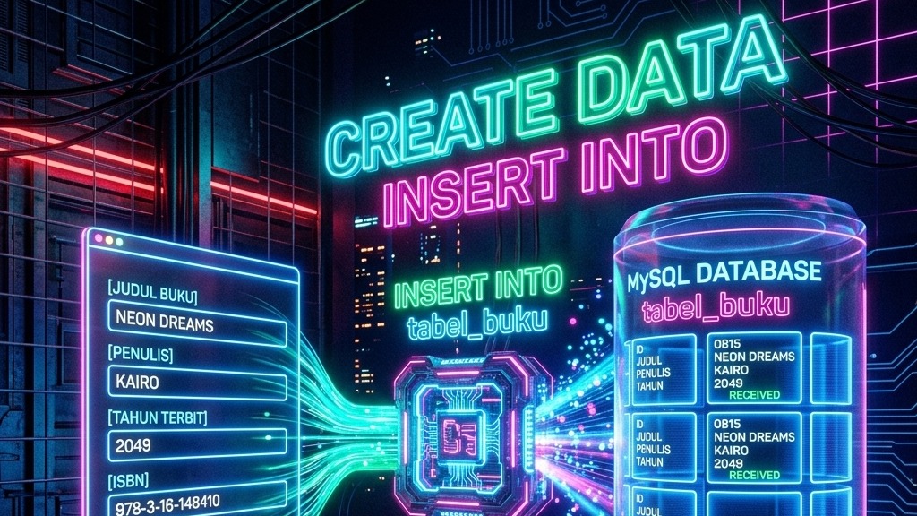 Belajar PHP & MySQL #7: Operasi Create (Menyimpan Data)