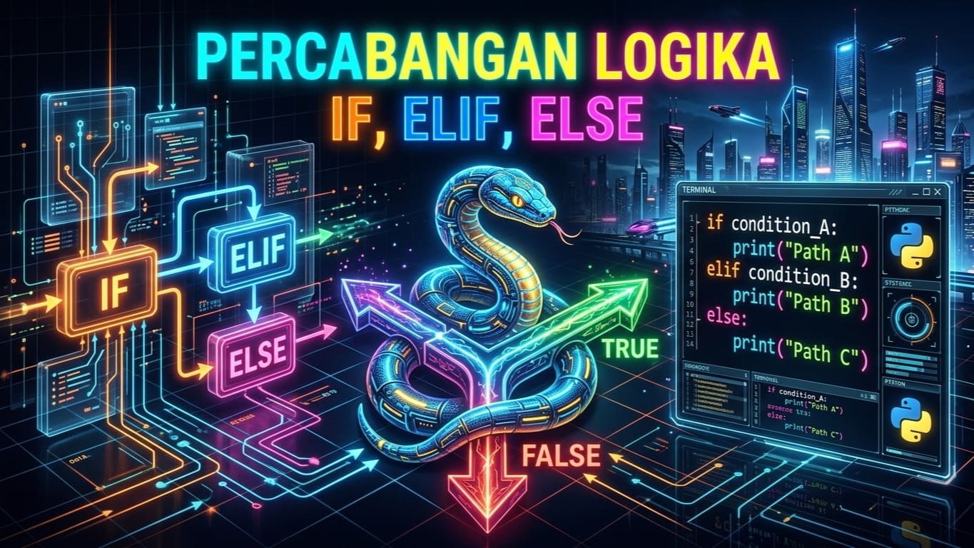 Belajar Python #4: Percabangan Logika (If, Elif, Else)