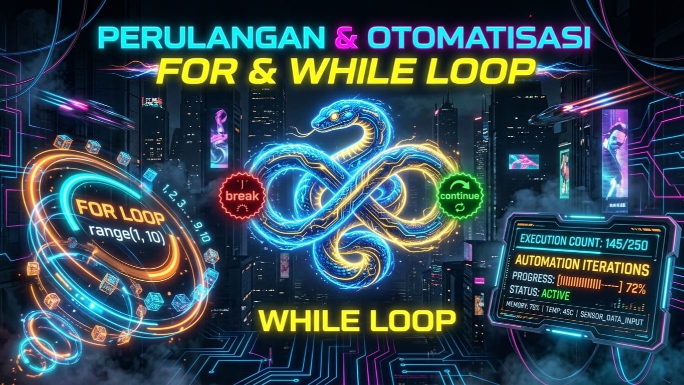 Belajar Python #5: Perulangan & Otomatisasi (For & While Loop)