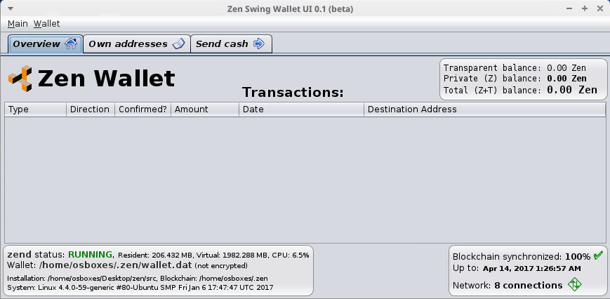 Zcash desktop gui wallet обмен валют во владимире выгодно