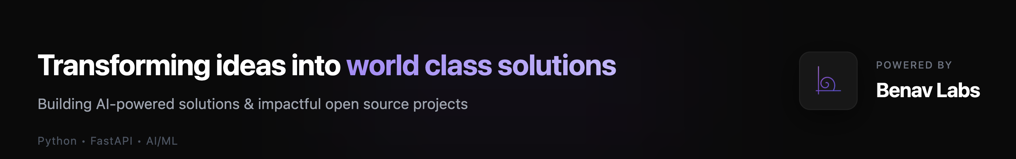 Powered by Benav Labs - benav.io