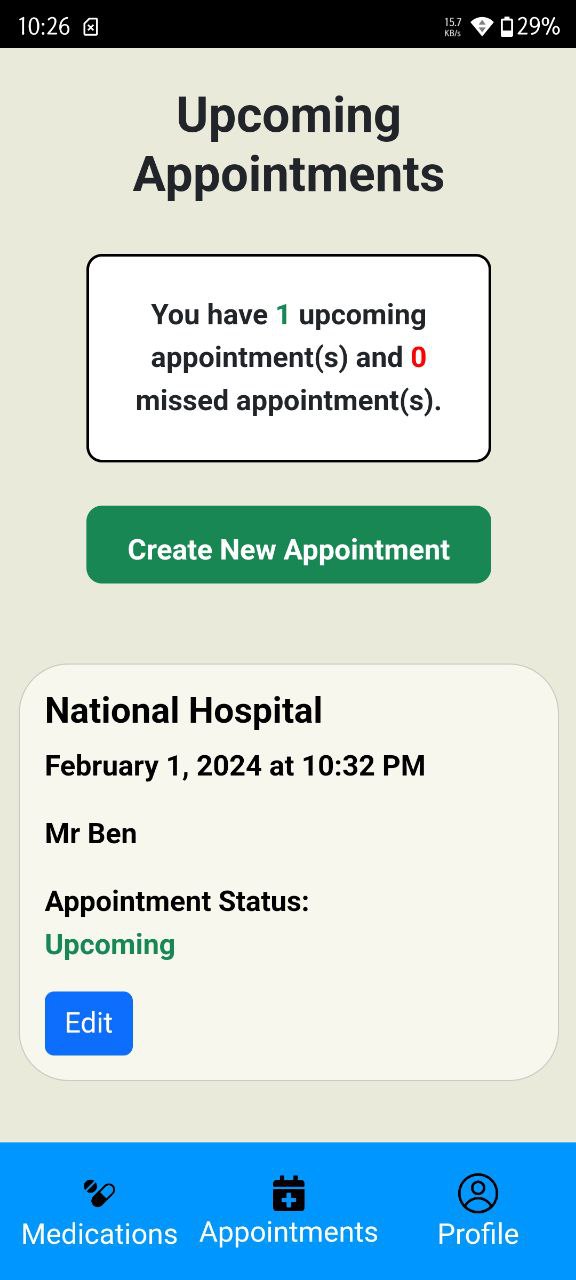 Upcoming Appointment