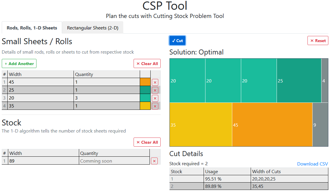 CSP Tool