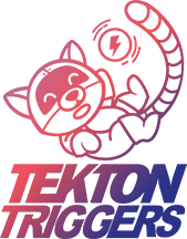 Tekton Triggers logo (Tekton cat playing with a ball)
