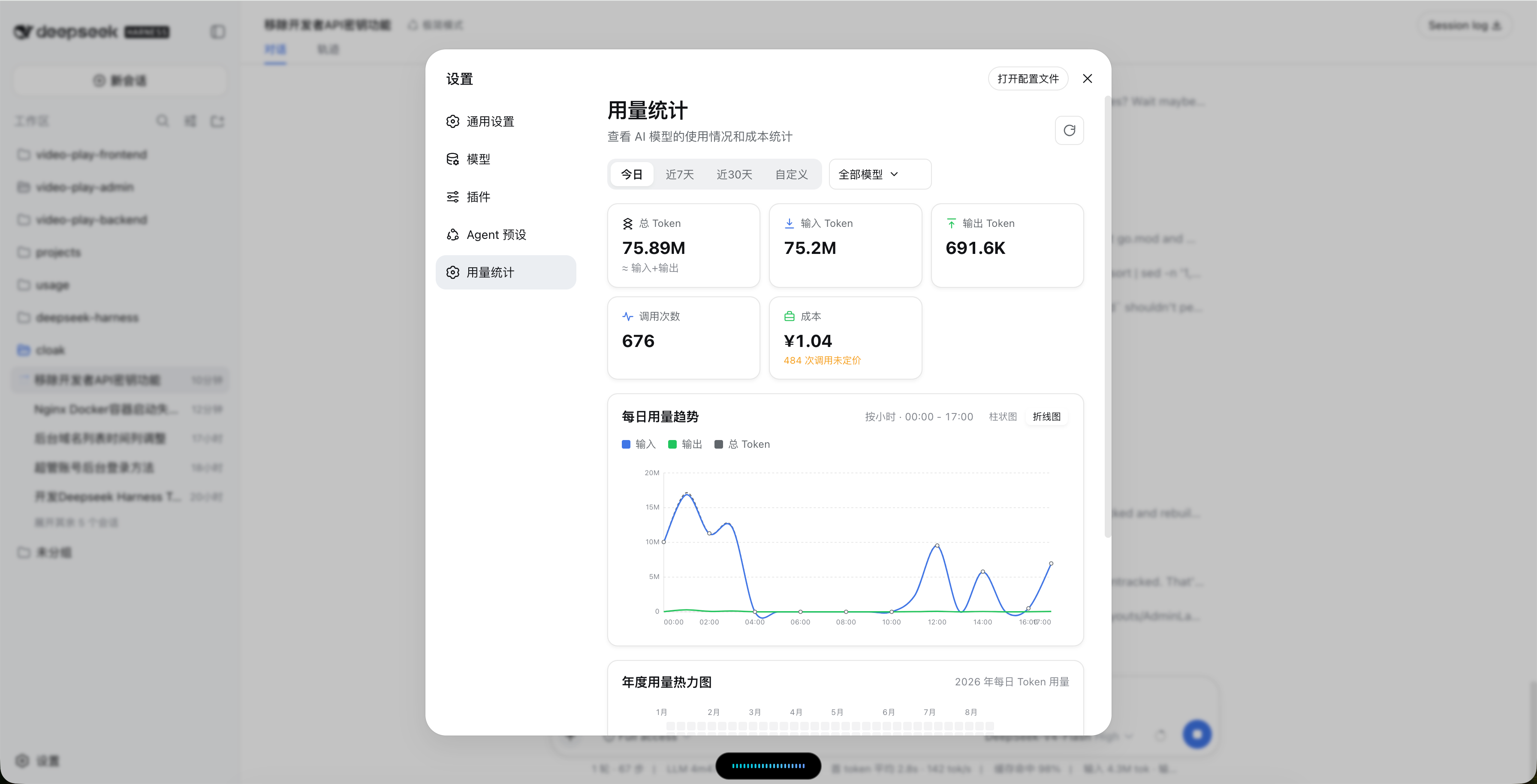用量统计