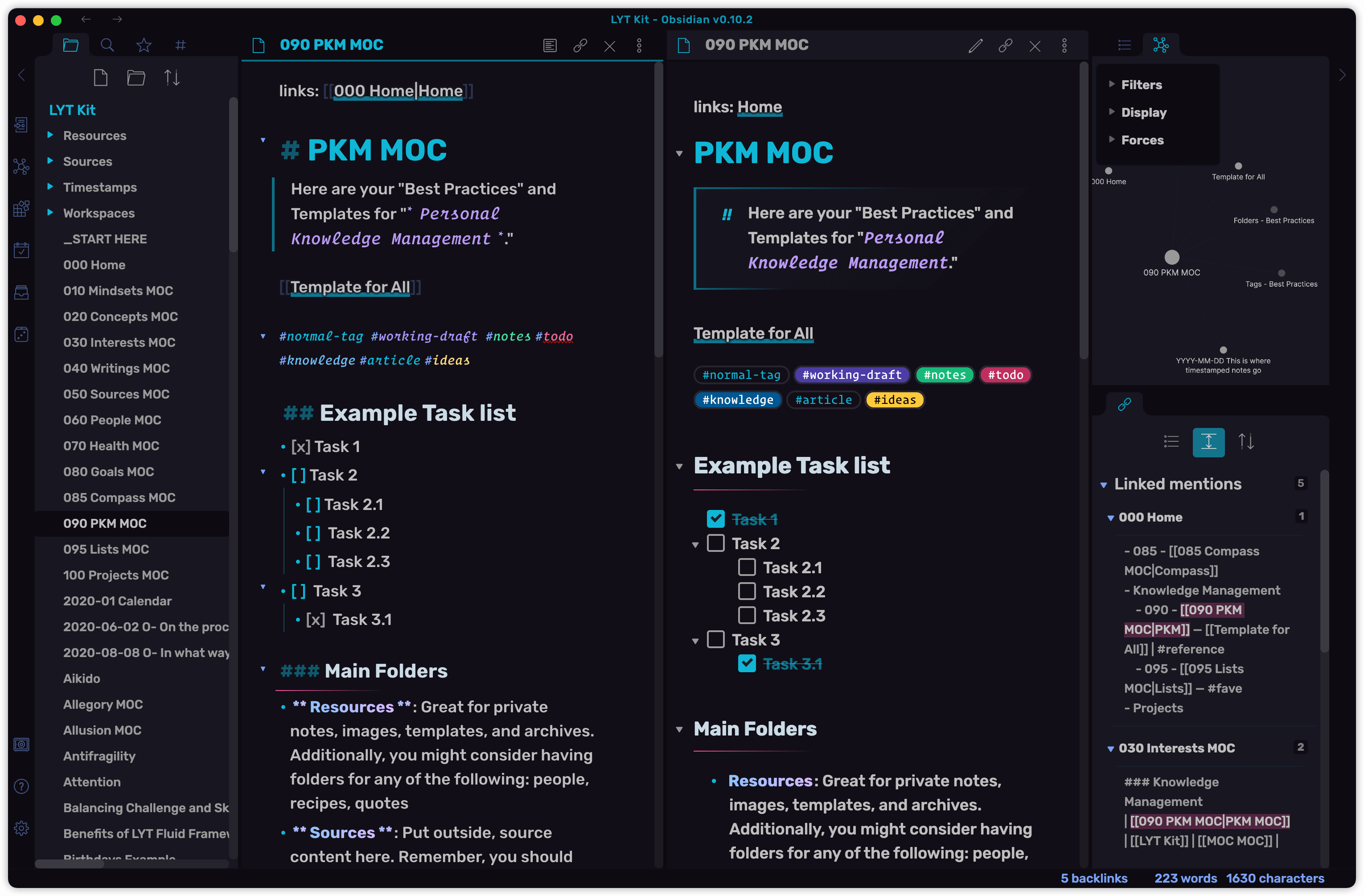 Obsidian Templates Examples