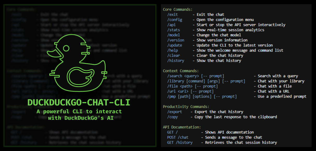 DuckDuckGo AI Chat CLI Logo