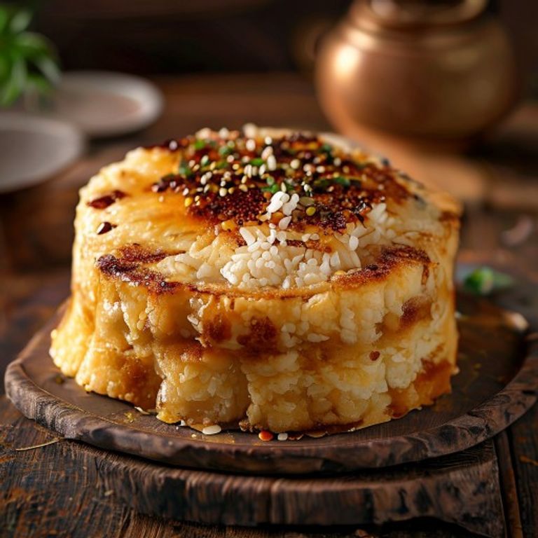 Burmese Sanwin Makin (Semolina and Coconut Milk Cake)