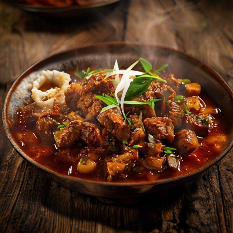 Malaysian Beef Rendang with Toasted Coconut