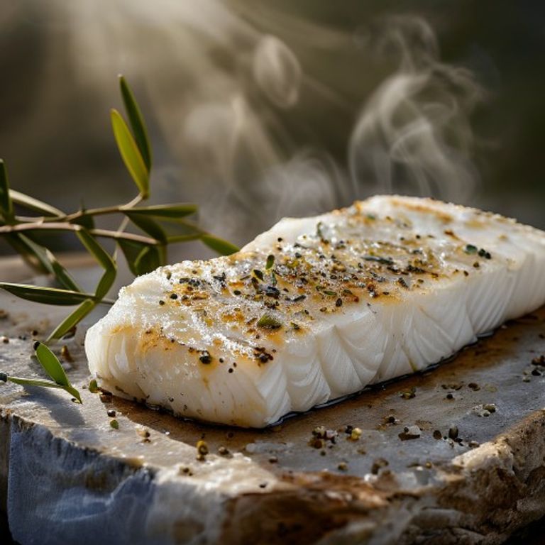 Salt-Crusted White Fish Fillet