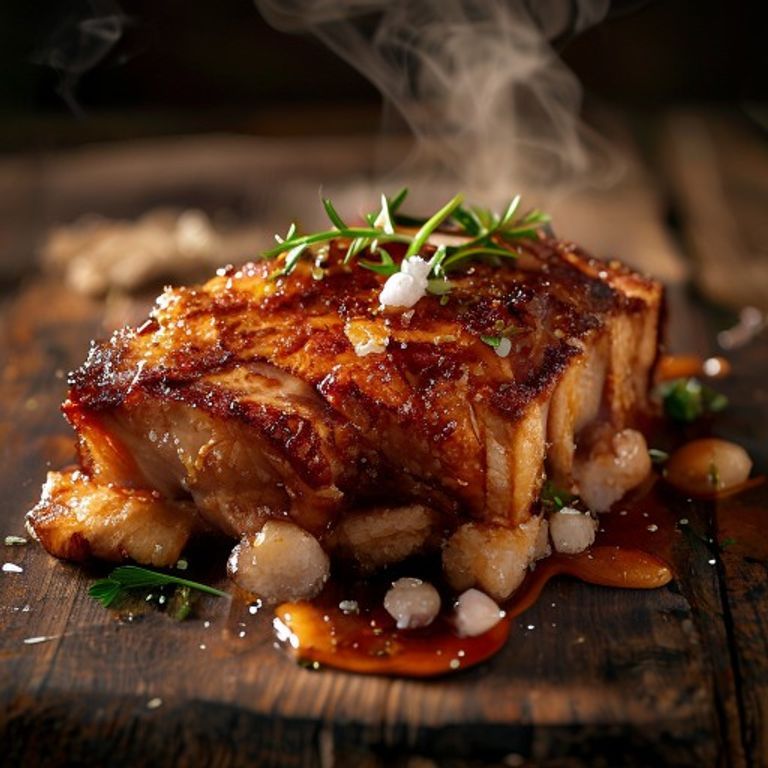 Slow-Roasted Pork Belly with Perfect Crackling