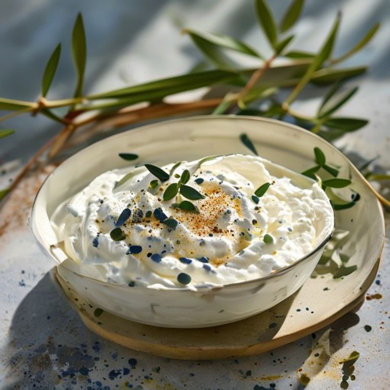 Whipped Plant-Based Yogurt and Ricotta Dip