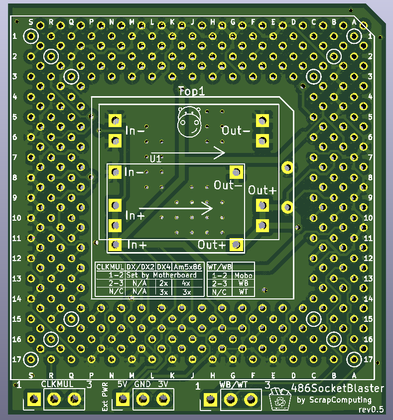 486SocketBlaster PCB