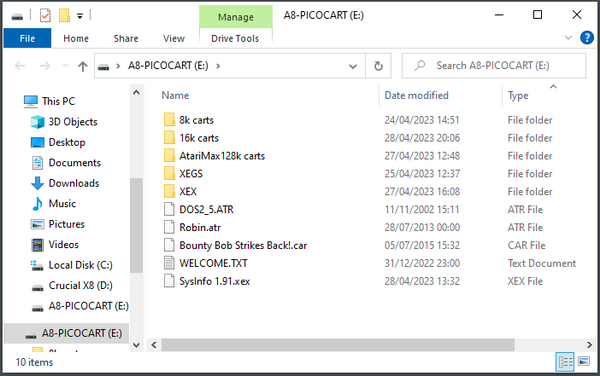 USB Mass Storage mode