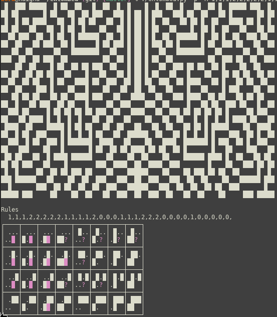 Mazes with custom Rules