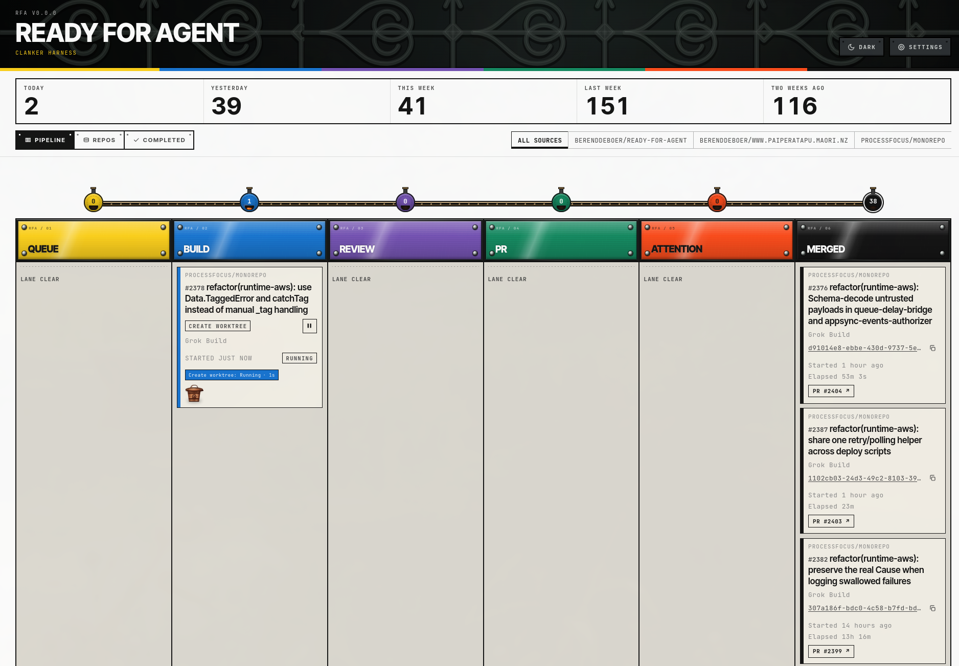 Ready for Agent