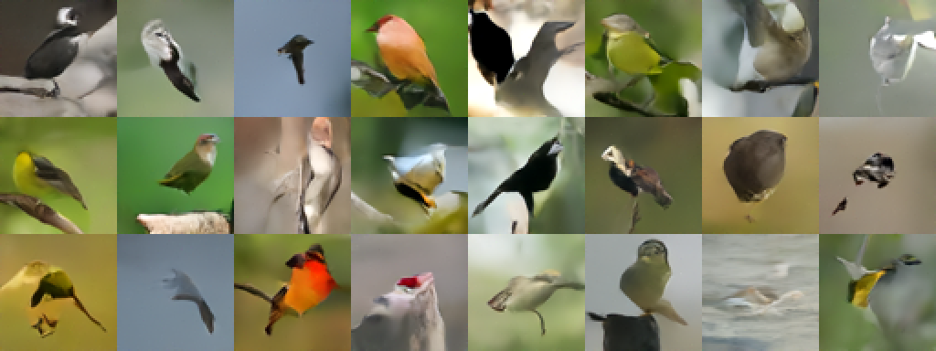 birds generated images