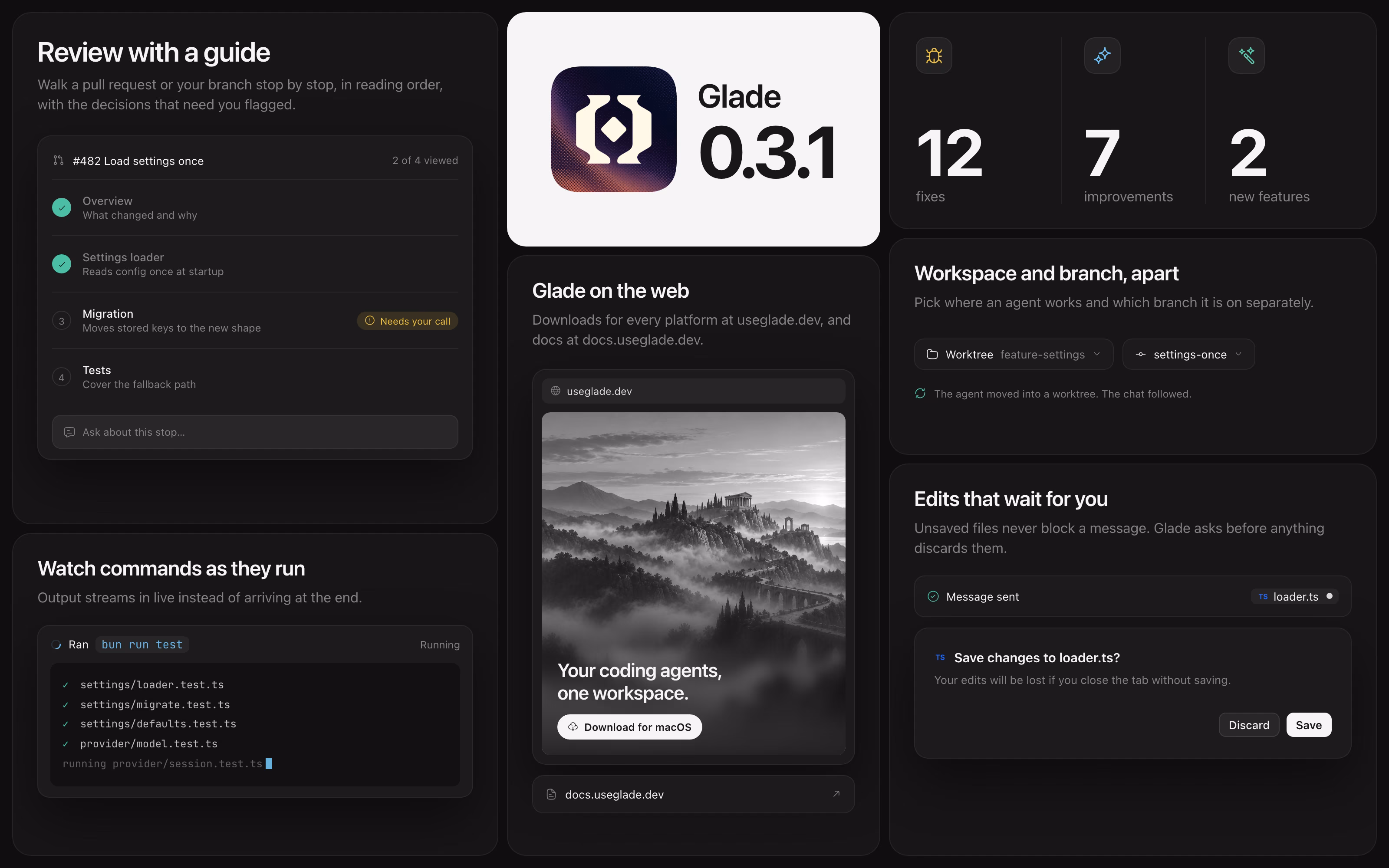 Overview of Glade 0.3.1