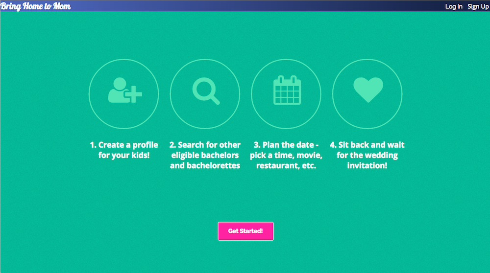 GitHub - berkjon/bring-home-to-mom: DBC final project. Match-making and ...