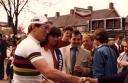 Jan Raas tijdens de profronde van Lieshout 1980