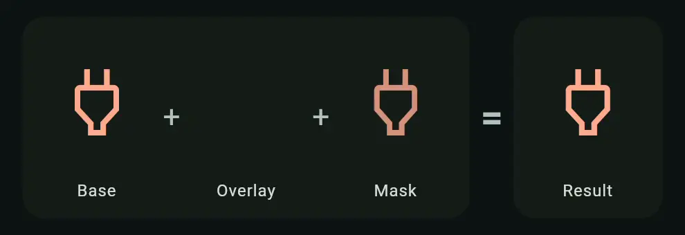 Diagonal wipe mask animation in action