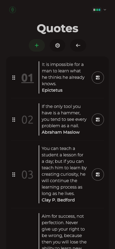 Quotes Page