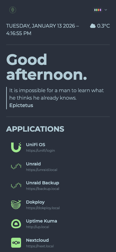 Dim Homepage