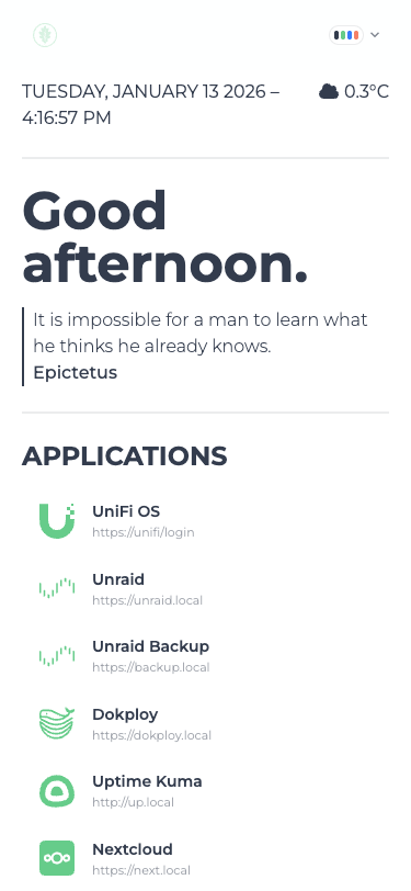 Emerald Homepage