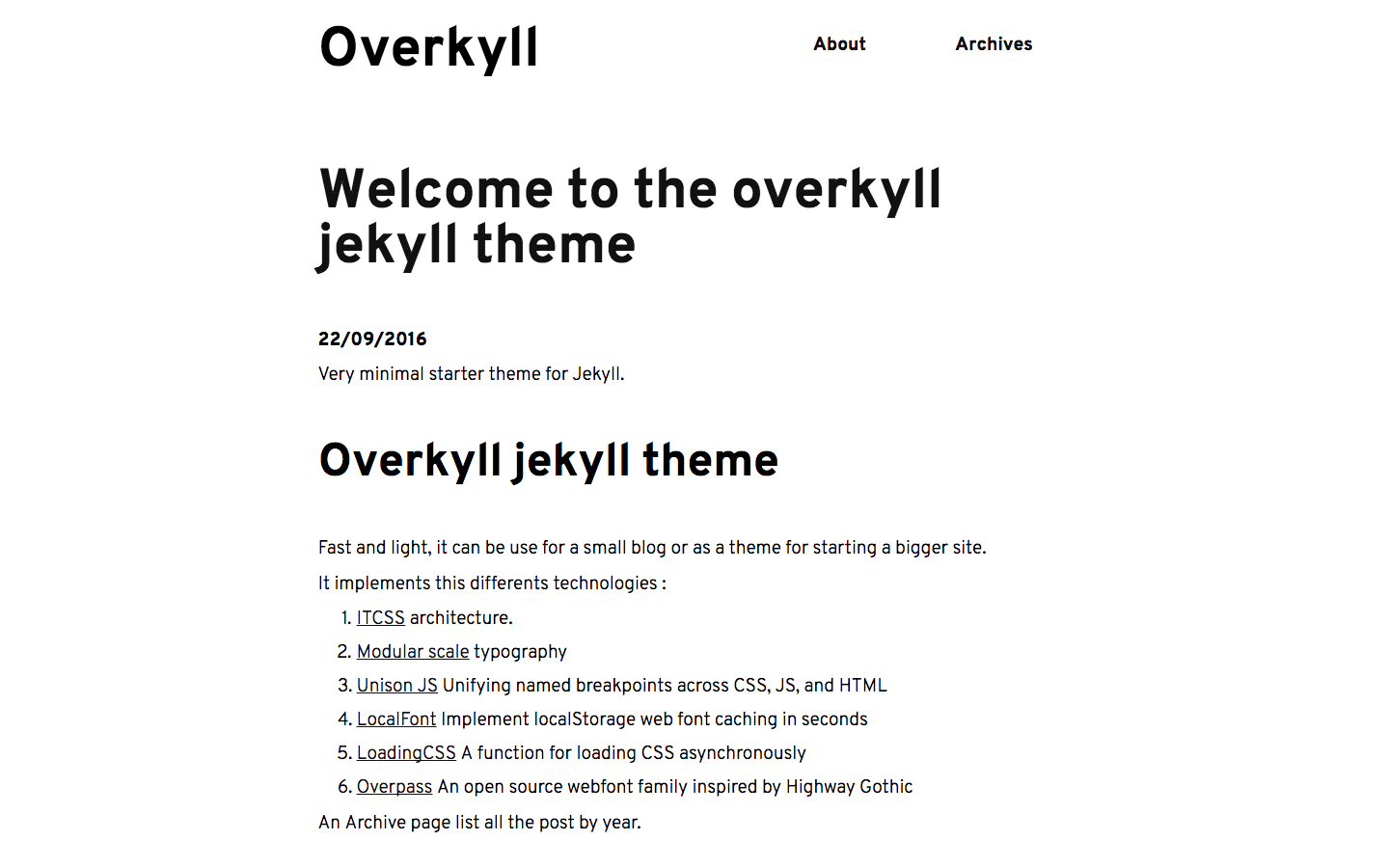 Screenshot of Overkyll
