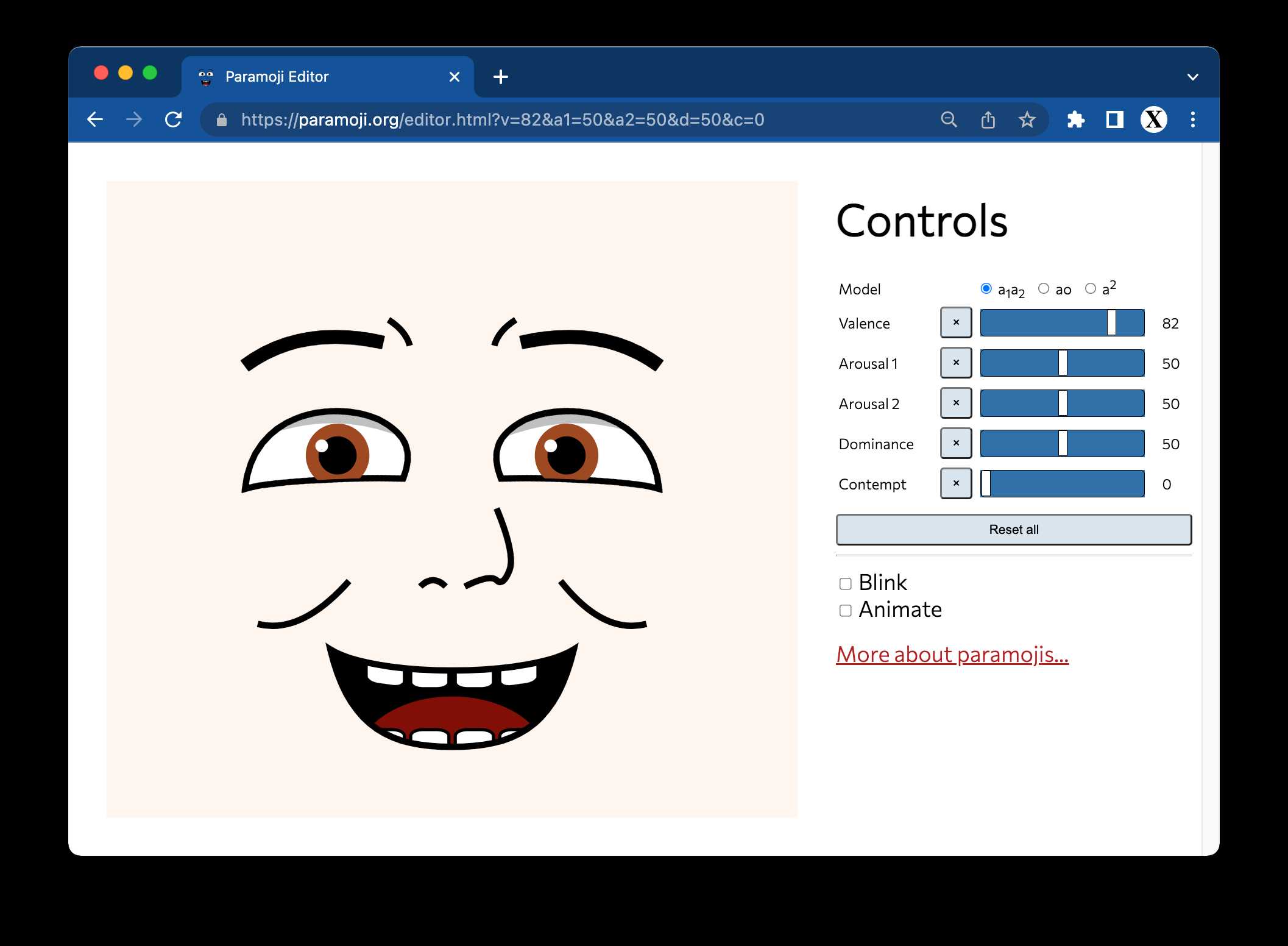 Paramoji - A parametric emoji