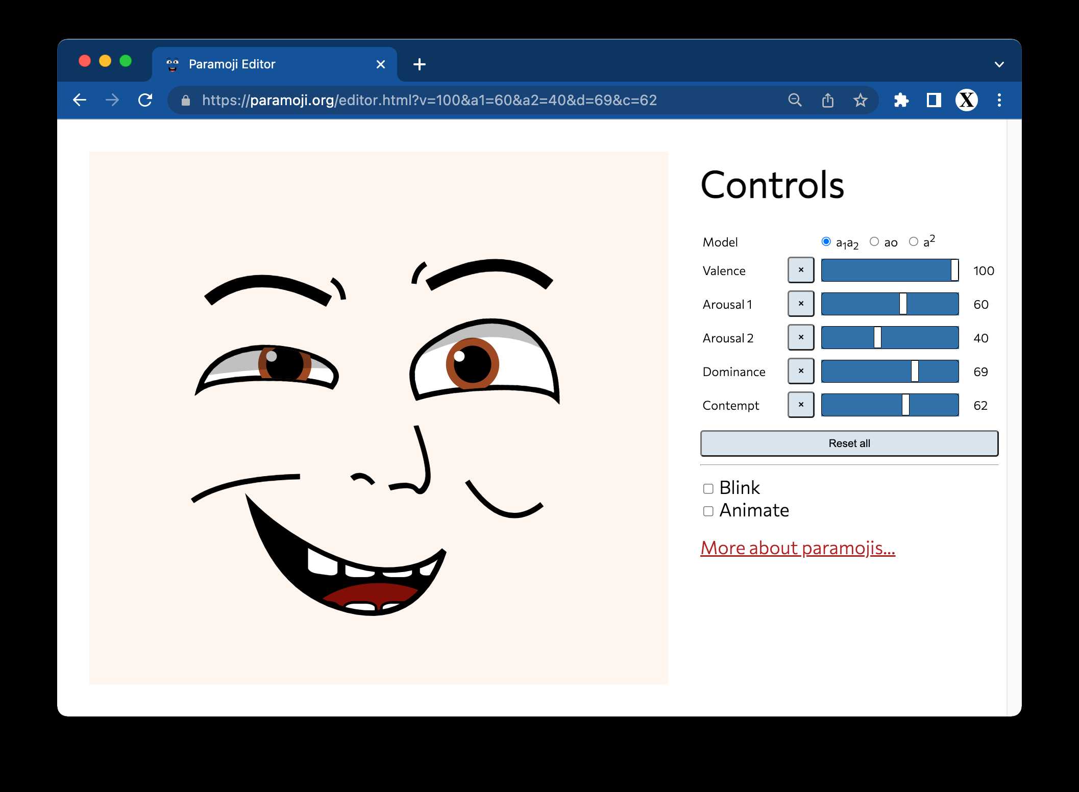 Paramoji - A parametric emoji