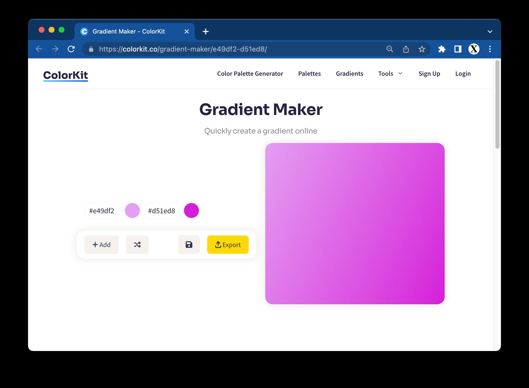 Gradient Maker