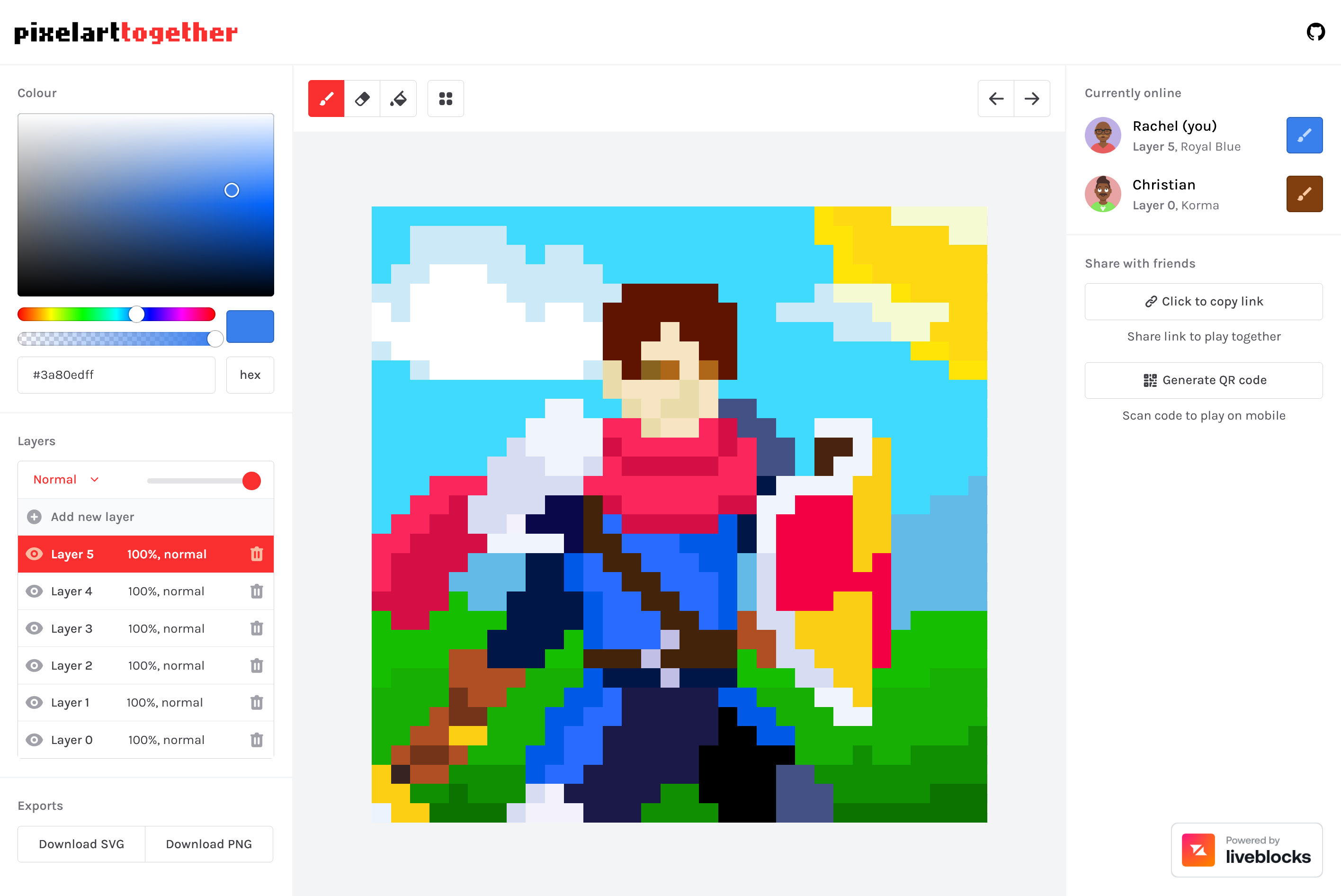 Pixel Art Together