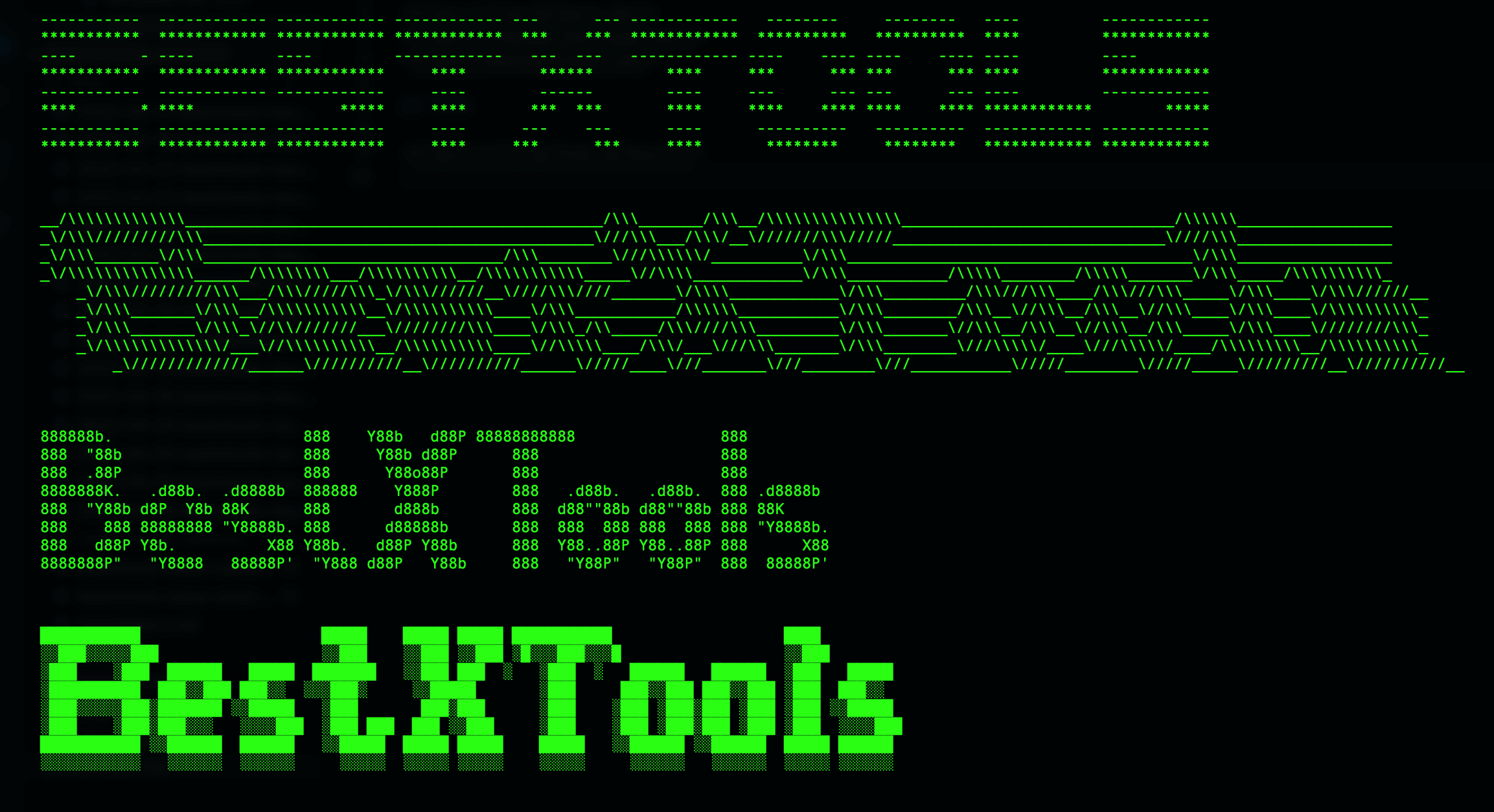 ASCII text banners