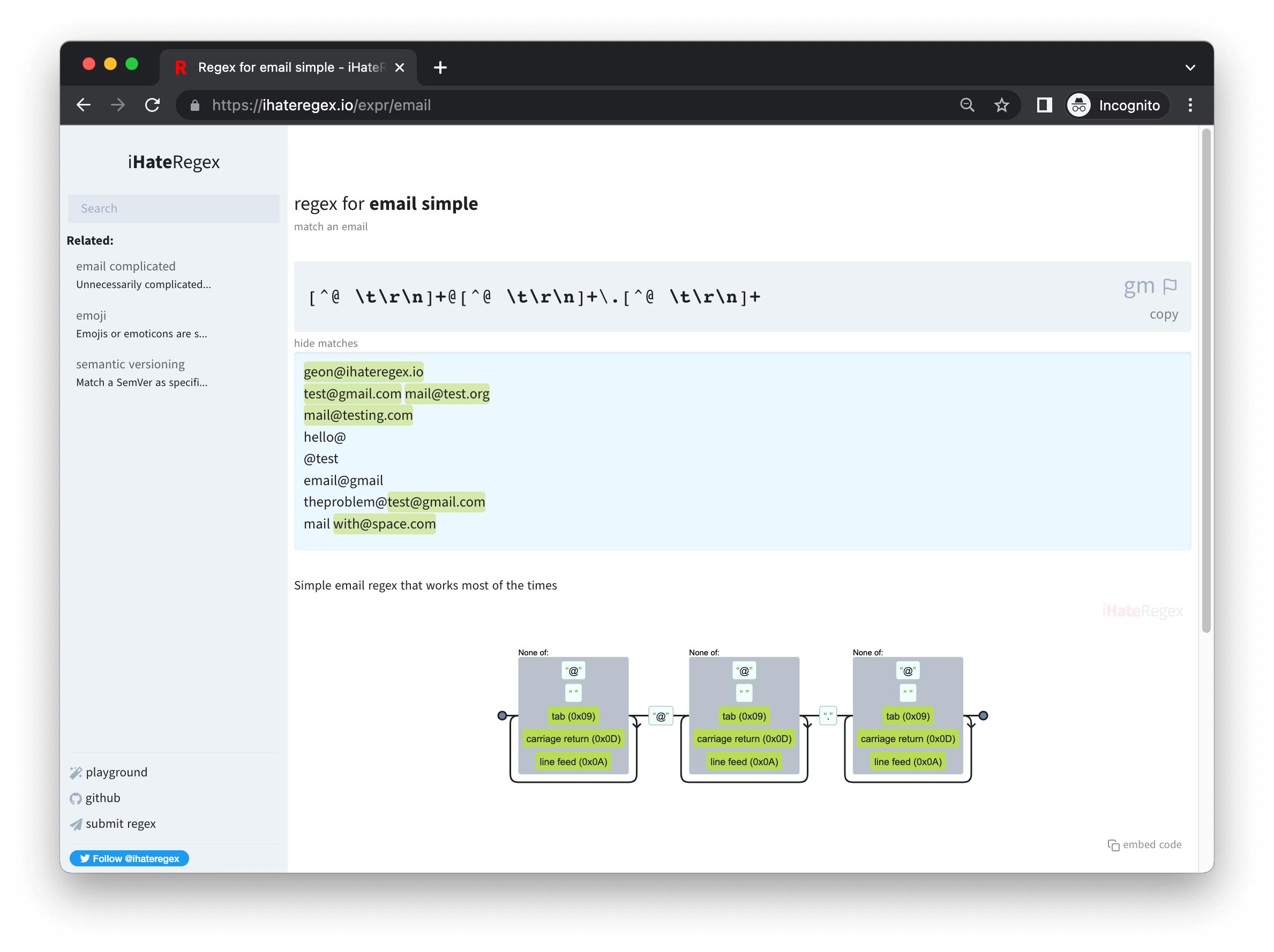 iHateRegex