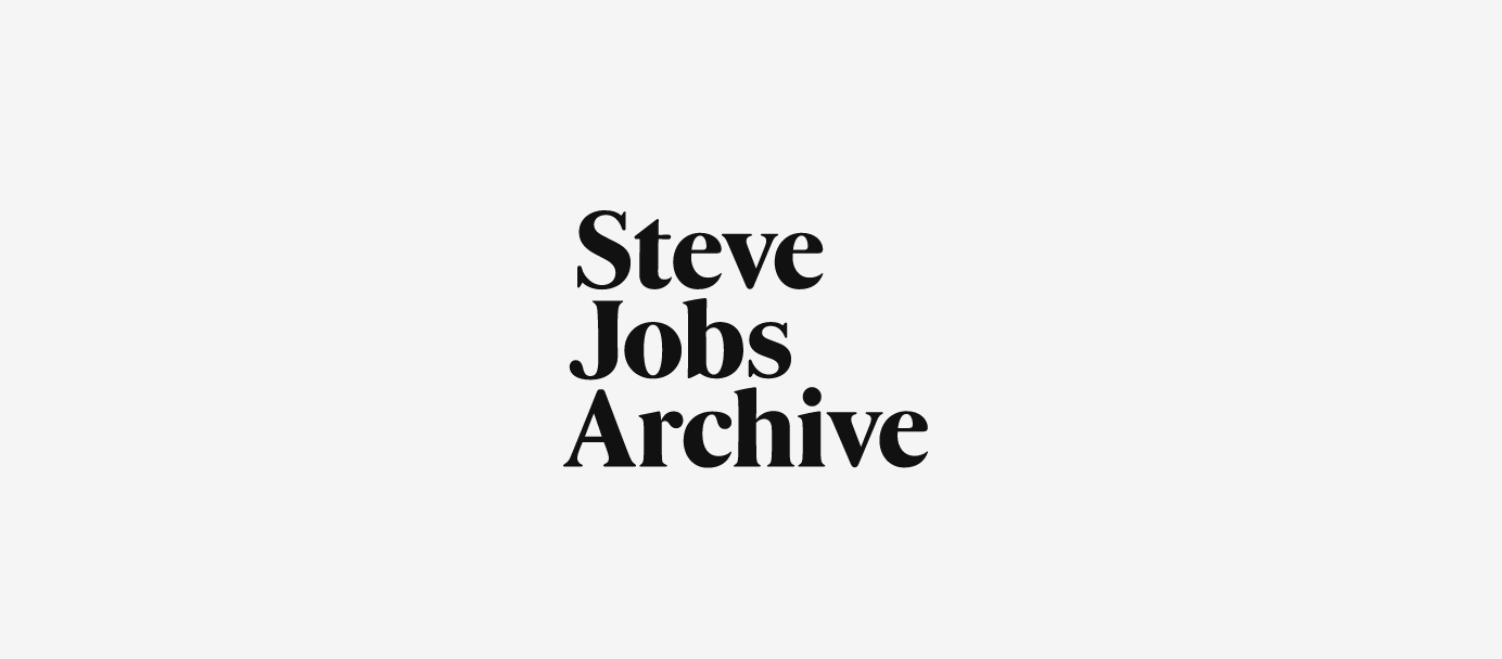 The Steve Jobs Archive