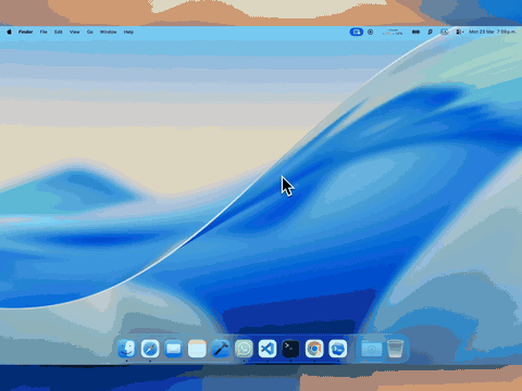 Usagebar showing Claude and Codex usage limits in the macOS menu bar
