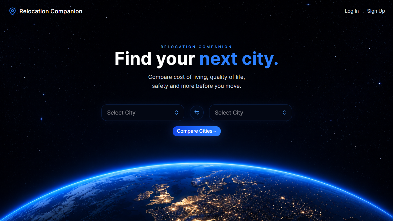 Relocation Companion Homepage